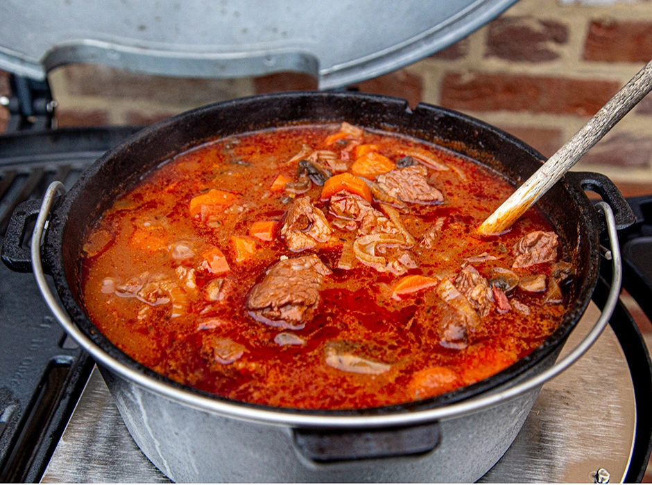 midden boeuf bourguignon bbq marc devleesboerderij