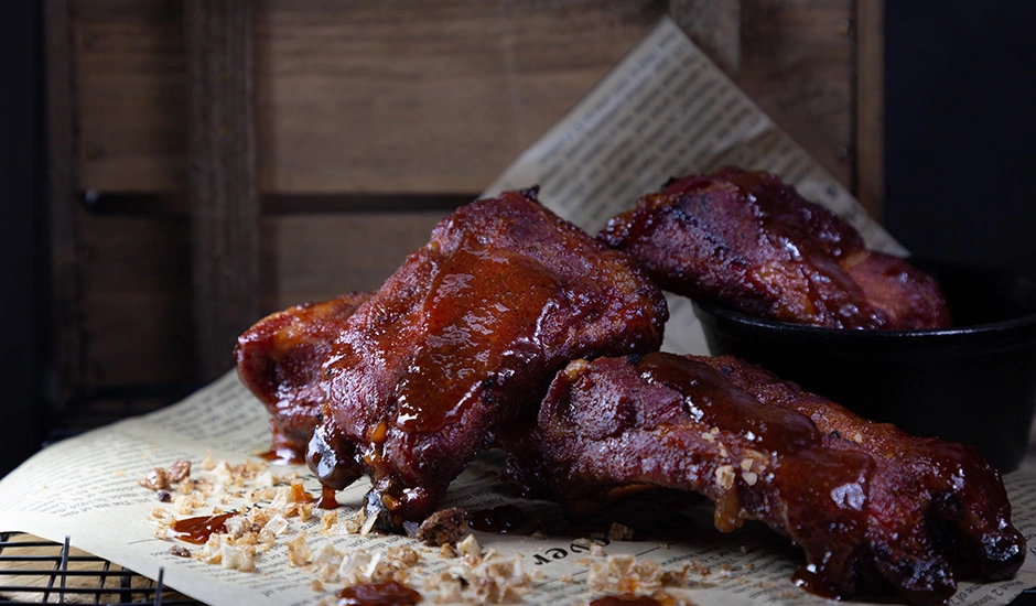 Braised spareribs in Dutch Oven