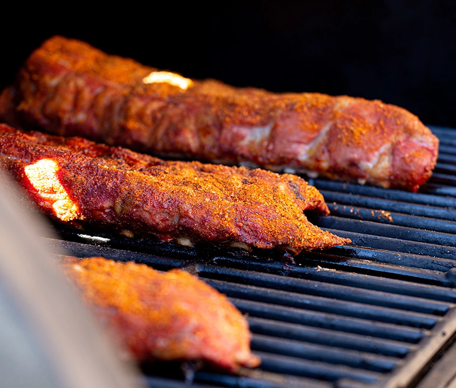 midden cubaanse rum spareribs bbq marc devleesboerderij