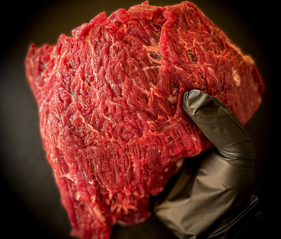 vlees flank steak rollade met pesto bbq marc devleesboerderij