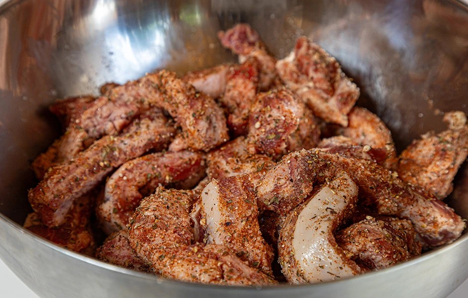 midden gerookte iberico ribfingers bbq marc devleesboerderij