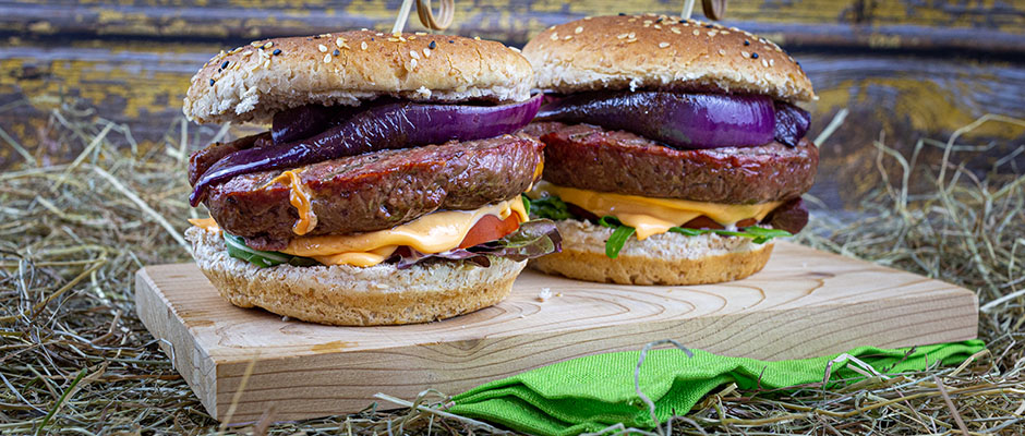 Hooigerookte Black Angus Cheddar burgers