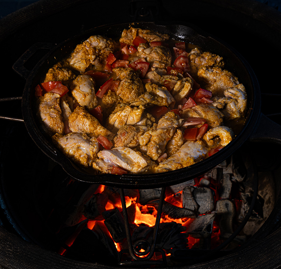 midden indiase kip kerala bbq marc devleesboerderij