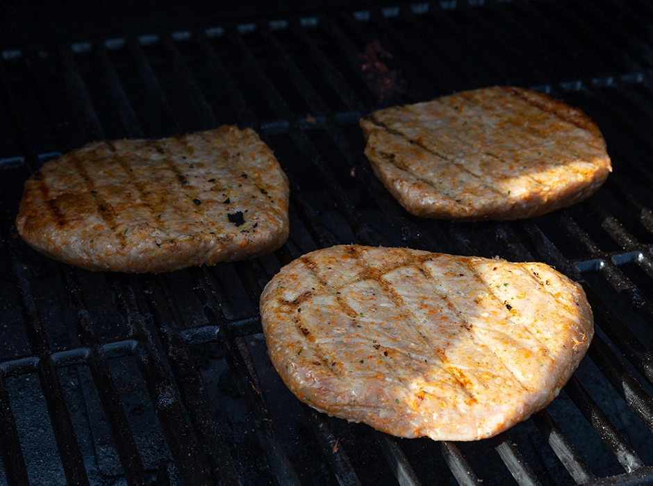 einde kalkoen pastrami kip burger bbq marc devleesboerderij