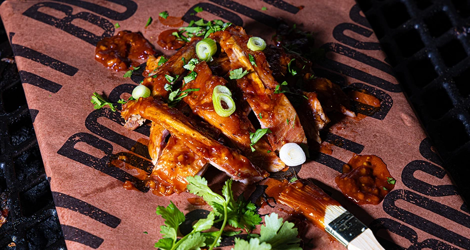 Korean-Style Sticky Ginger Ribs