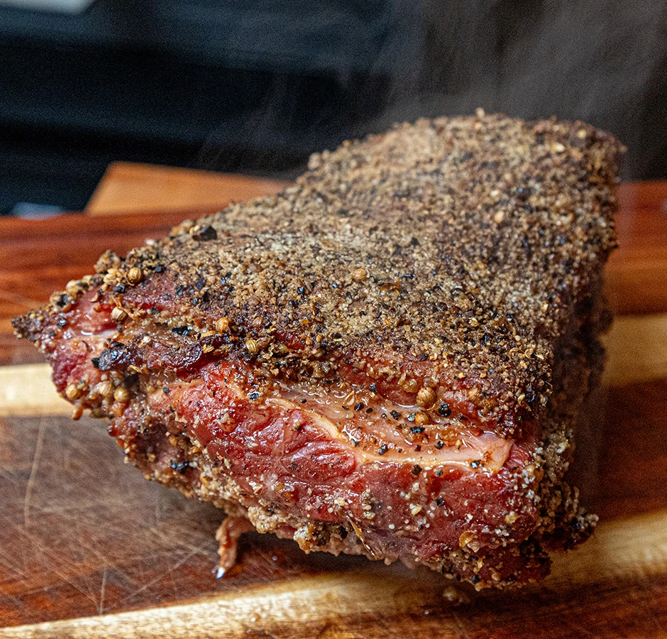 einde pastrami bbq marc de vleesboerderij