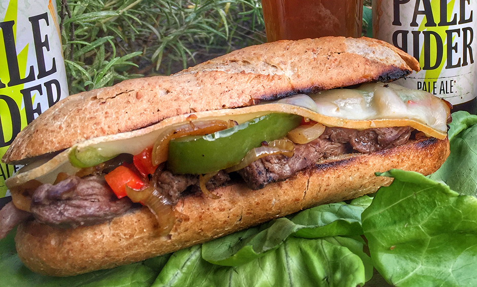 Philly Cheese Steak Sandwhich met Provolone