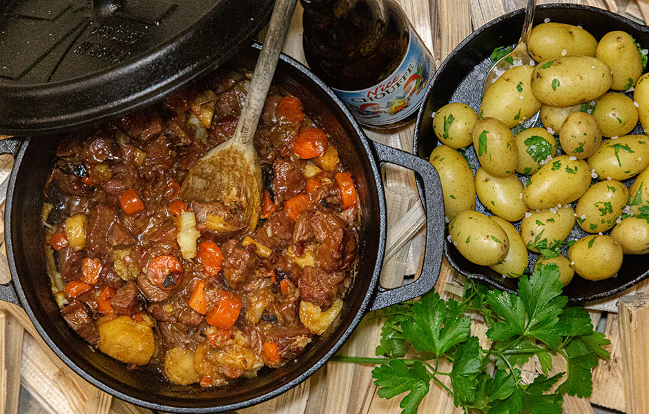 Belgische stoofpot met Iberico varkenswangen