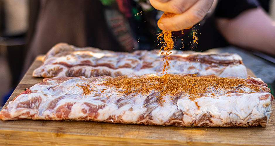 dry rub zelfgemaakte sparerib sandwich van onze huisblogger grillfun devleesboerderij