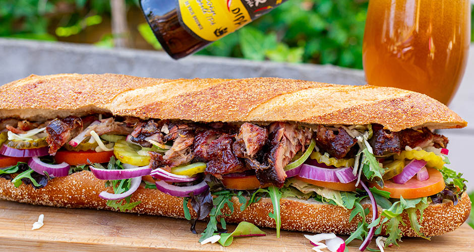 Iberico Sparerib sandwichs met zelfgemaakte BBQ saus van onze huisblogger Grillfun