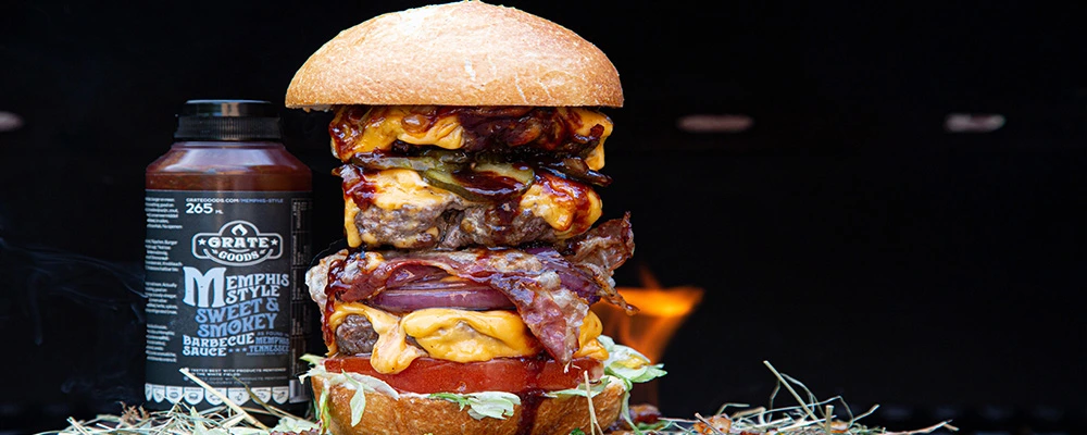 Grain fed burger